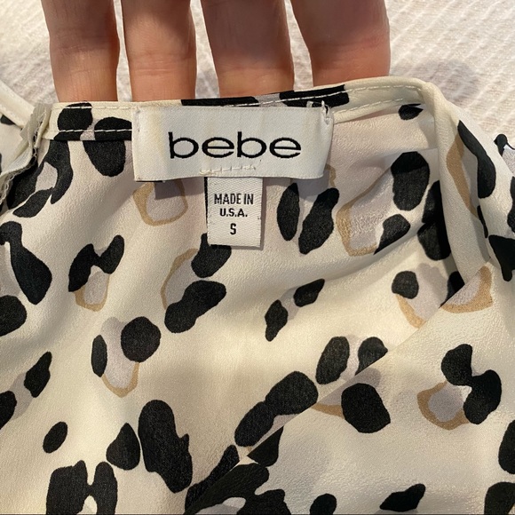 bebe leopard print romper - Picture 5 of 8